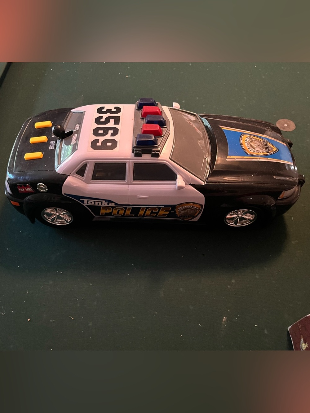 Tonka Black & White Police Cruiser car